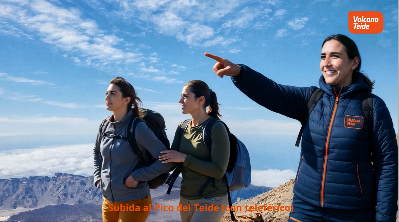 Climbing the Teide Crater with the help of the Cable Car